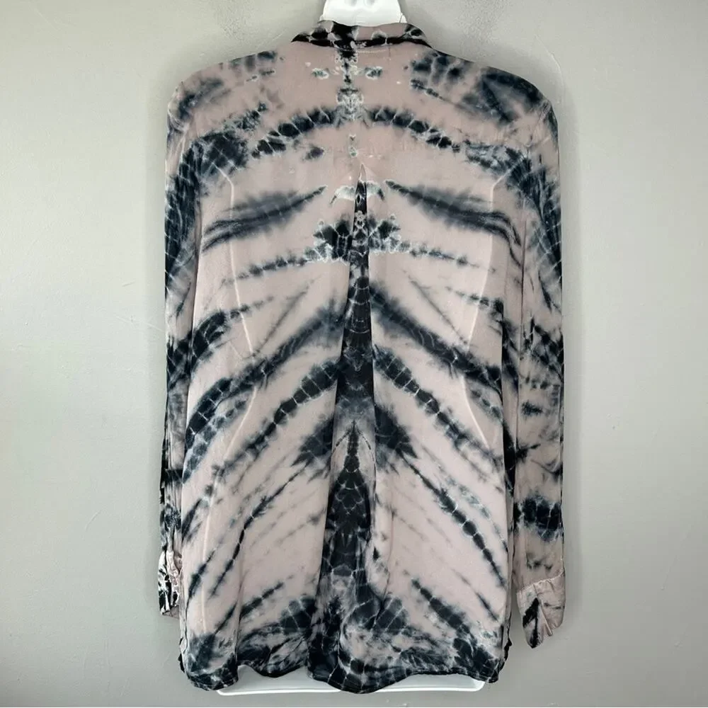 YOUNG FABULOUS & BROKE Tie Dye Top Womens Medium Whimsigoth Fairy Grunge Party - Picture 5 of 8